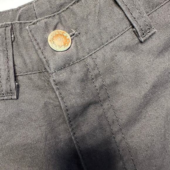 Vintage 1970’s Wings of California Black Cotton Flare Leg Jeans with Doves - Picture 7 of 8